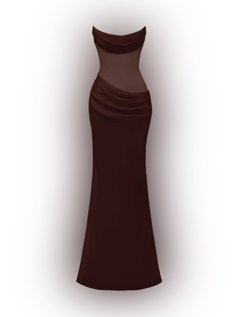 New BabyBoo LIORA MAXI DRESS PLUM BROWN Size Small - Picture 13 of 16